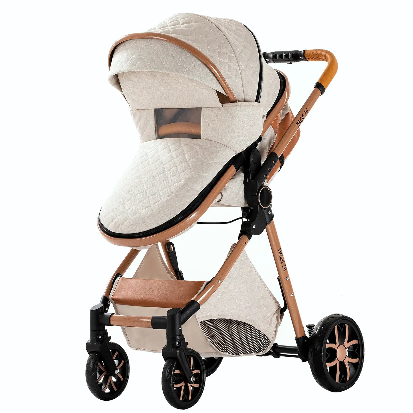 Carrinho de bebé Trio MelBaby Branco