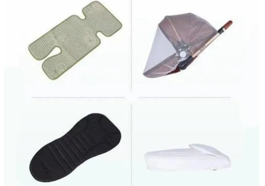 Carrinho de bebé Trio Agape Branco