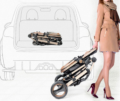 Carrinho de bebé Trio Mágico Castanho