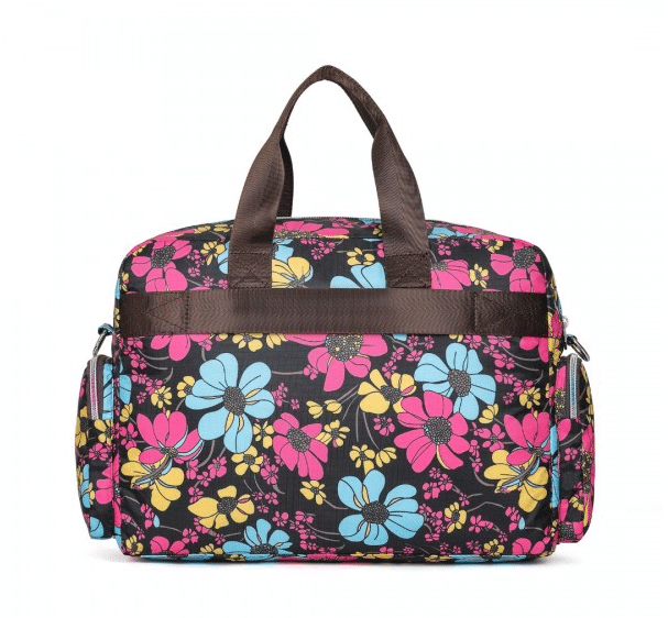 Mala de Maternidade Flor Rosa