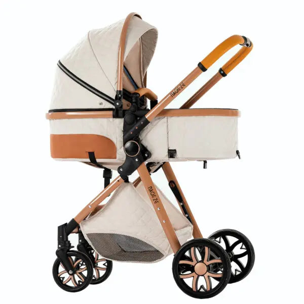 Carrinho de bebé Trio MelBaby Branco