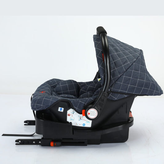 Carrinho de bebé Trio MelBaby Preto com Base ISOFIX