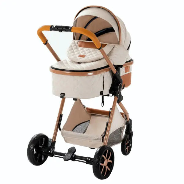 Carrinho de bebé Trio MelBaby Branco