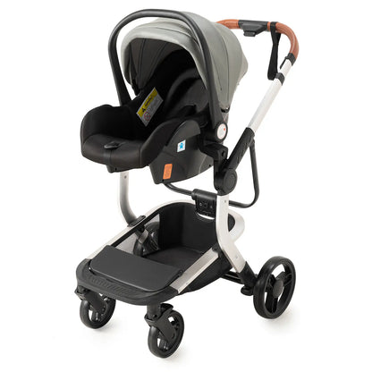 Carrinho de bebé Trio Lux Cinza