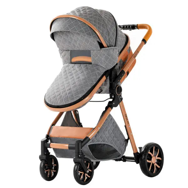 Carrinho de bebé Trio MelBaby Cinzento