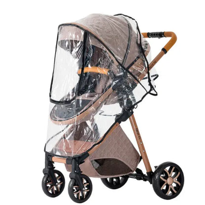 Carrinho de bebé Trio MelBaby Kaqui