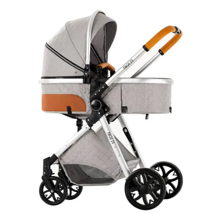 Carrinho de bebé Trio MelBaby Cinzento claro