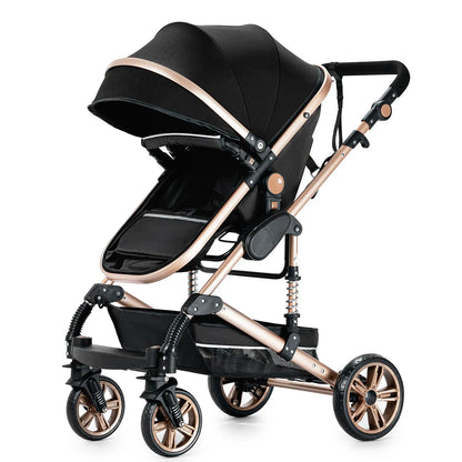 Carrinho de bebé Trio Mágico Preto / Dourado