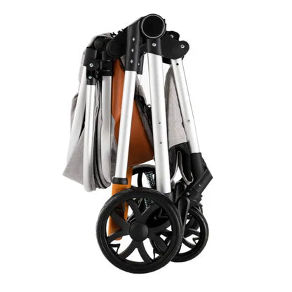 Carrinho de bebé Trio MelBaby Cinzento claro