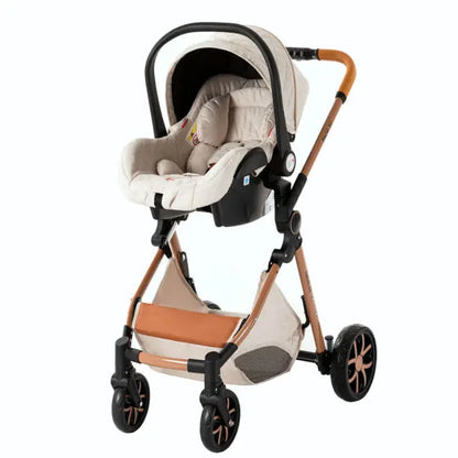 Carrinho de bebé Trio MelBaby Branco