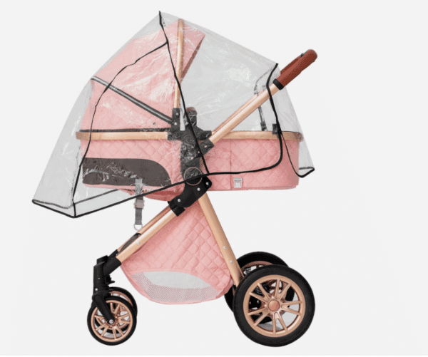 Carrinho de bebé Trio MelBaby Rosa