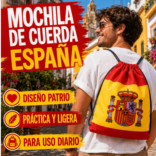 Mochila España – Roja y Amarilla