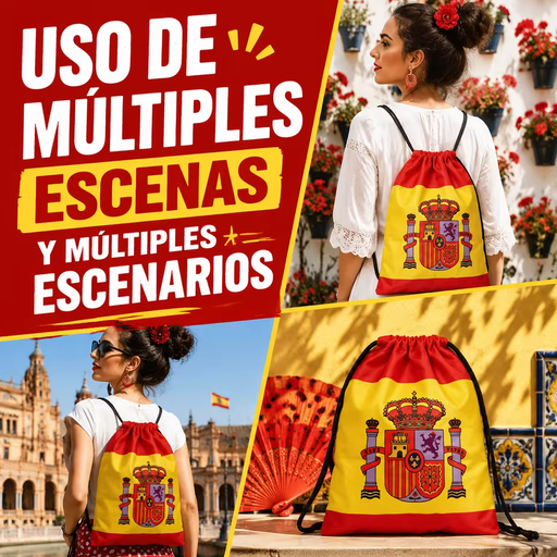 Mochila España – Roja y Amarilla