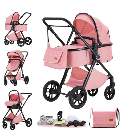 Carrinho de bebé Trio CONFORTO Rosa
