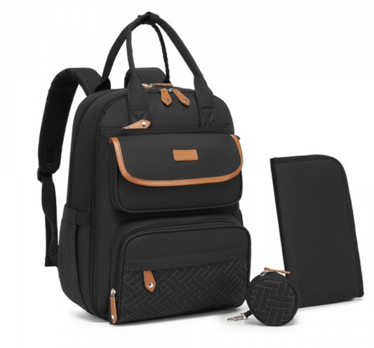 Mochila de maternidade Preto