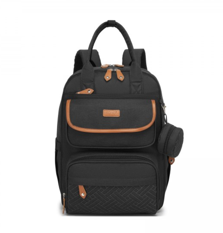 Mochila de maternidade Preto