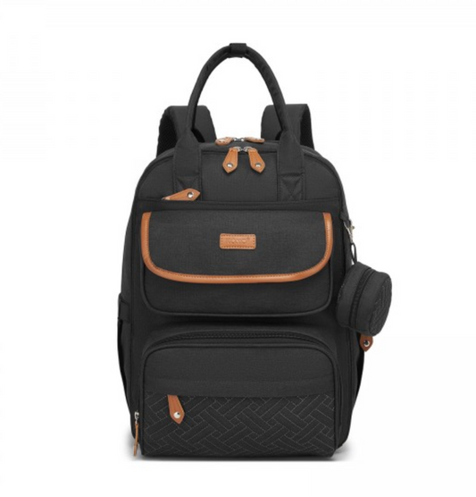 Mochila de maternidade Preto
