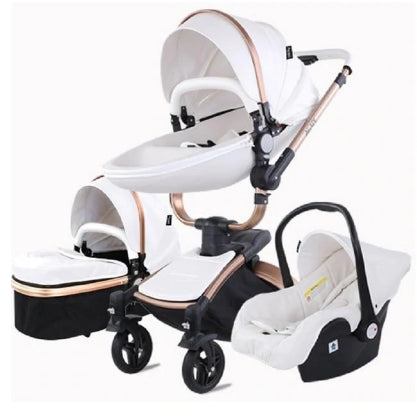 Carrinho de bebé Trio Agape Branco
