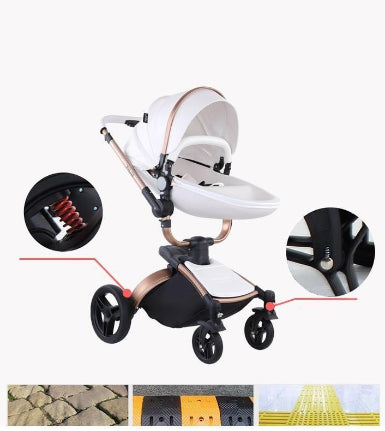 Carrinho de bebé Trio Agape Branco