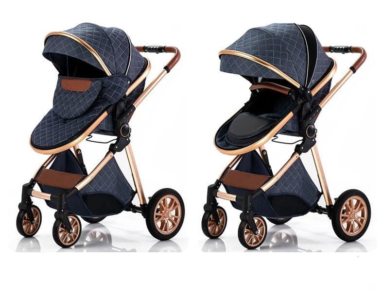 Carrinho de bebé Trio MelBaby Azul