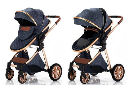 Carrinho de bebé Trio MelBaby Azul