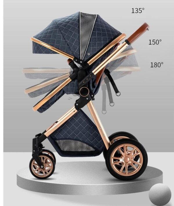 Carrinho de bebé Trio MelBaby Azul