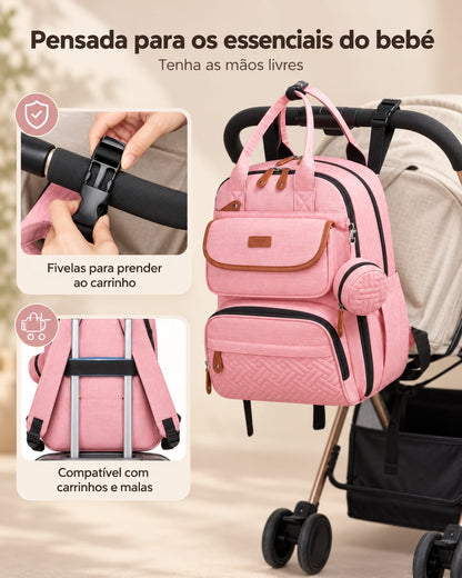 Mochila de Maternidade Rosa