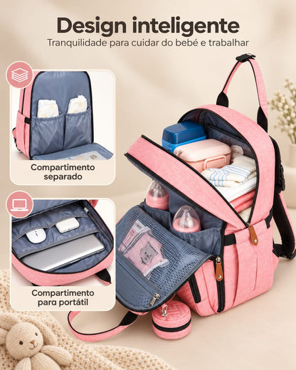 Mochila de Maternidade Rosa