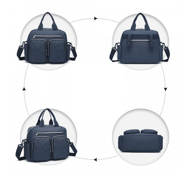 Mala de maternidade Azul