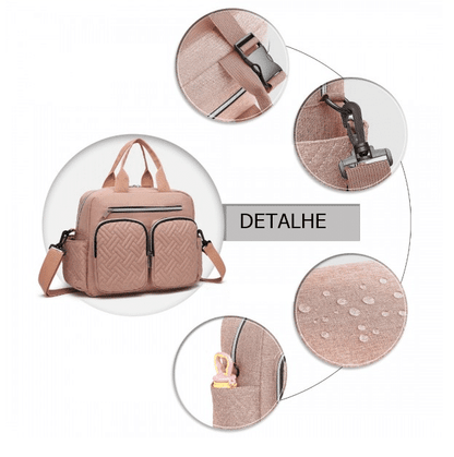 Mala de maternidade Rosa