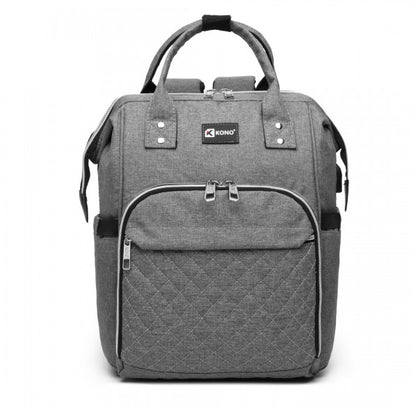 Mochila de maternidade Cinza