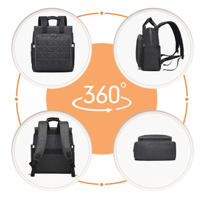 Mochila de maternidade Cinza escuro