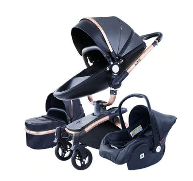 Carrinho de bebé Trio Agape Preto