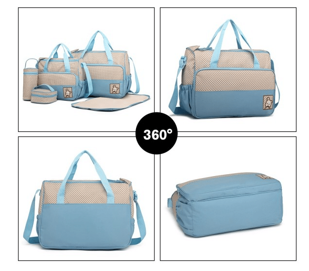 Conjunto de Malas de Maternidade Azul