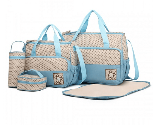 Conjunto de Malas de Maternidade Azul