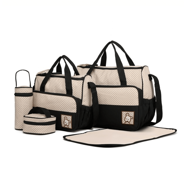 Conjunto de Malas de Maternidade Preto