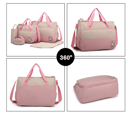 Conjunto de Malas de Maternidade Rosa