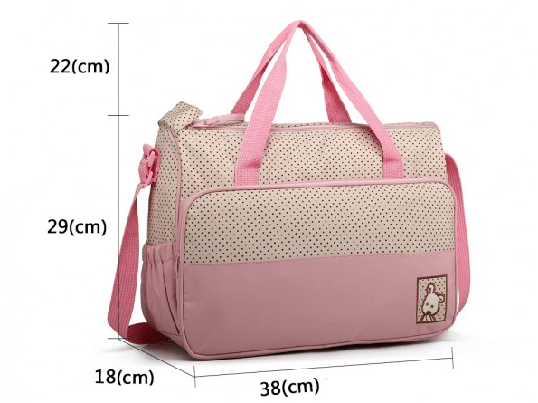 Conjunto de Malas de Maternidade Rosa