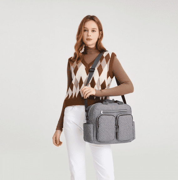 Mala de maternidade Cinza