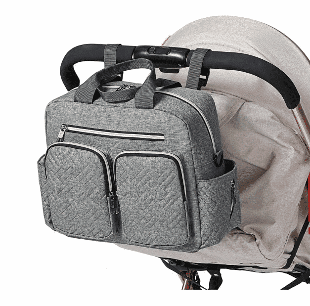 Mala de maternidade Cinza