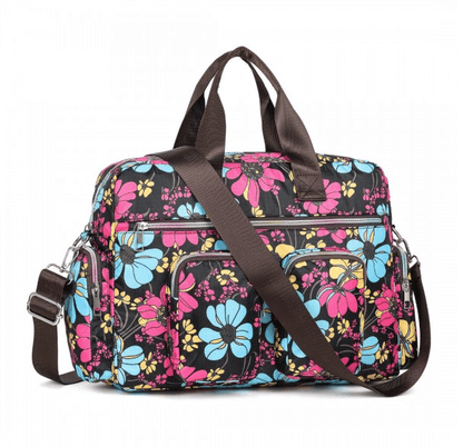 Mala de Maternidade Flor Rosa