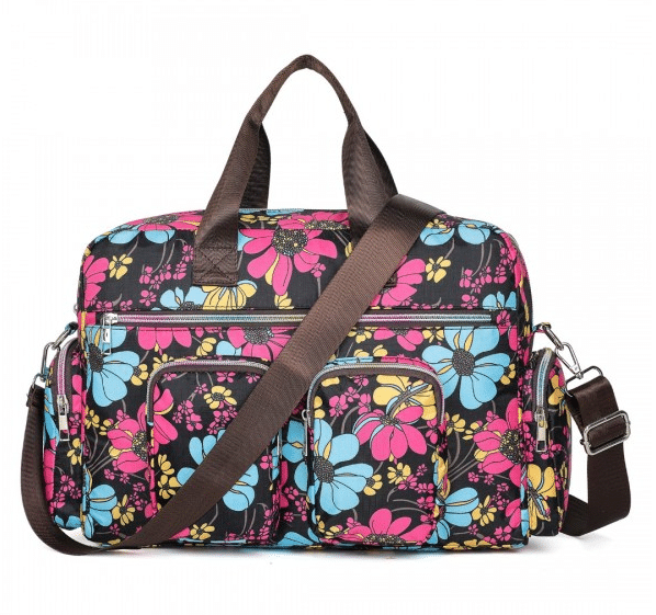 Mala de Maternidade Flor Rosa