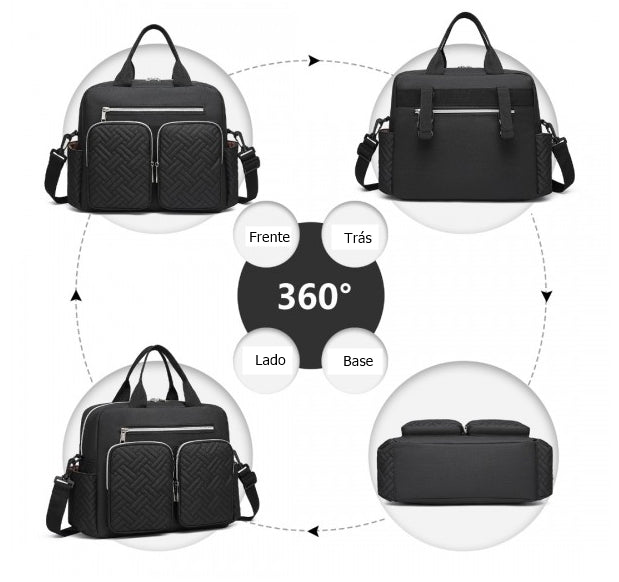 Mala de maternidade Preto