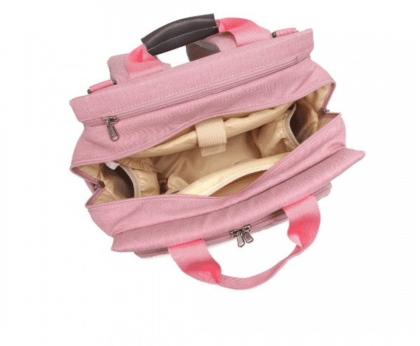 Mochila de maternidade Rosa