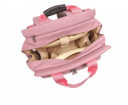 Mochila de maternidade Rosa