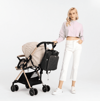 Mochila de maternidade Cinza escuro