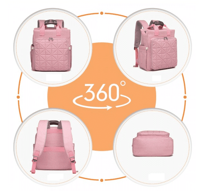 Mochila de maternidade Rosa
