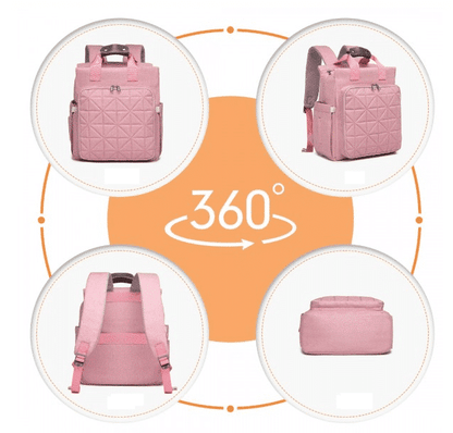Mochila de maternidade Rosa