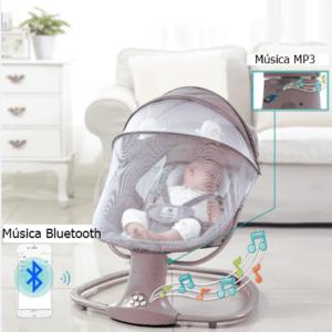 PETITE&MARS - Espreguiçadeira para bebé CALMY cinzento