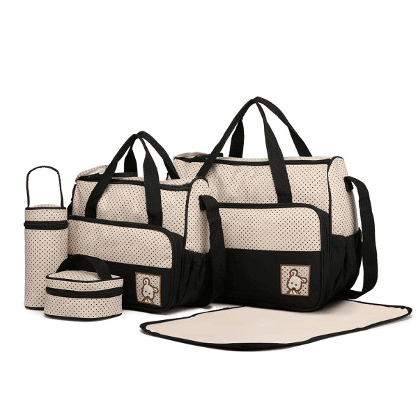 Conjunto de Malas de Maternidade Preto